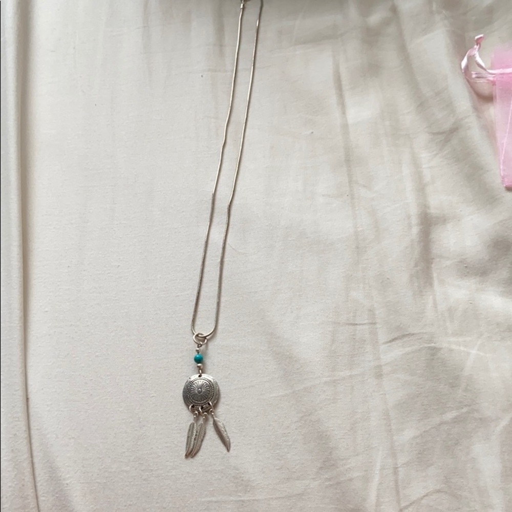 Dream catcher necklace